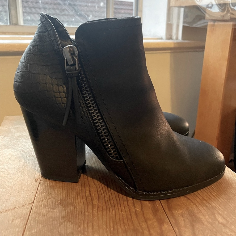 Call it Spring black heels. Womens size 6.5